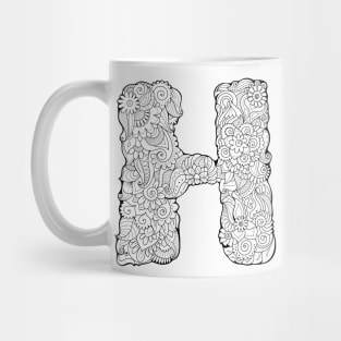 Letter H Mug